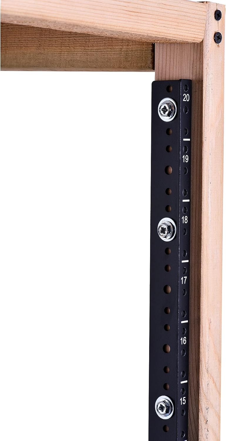 RackPath 20U Vertical Server Rack Rail Pair Kit, DIY Rack Build, 12-24 Screws x80 - Image 4