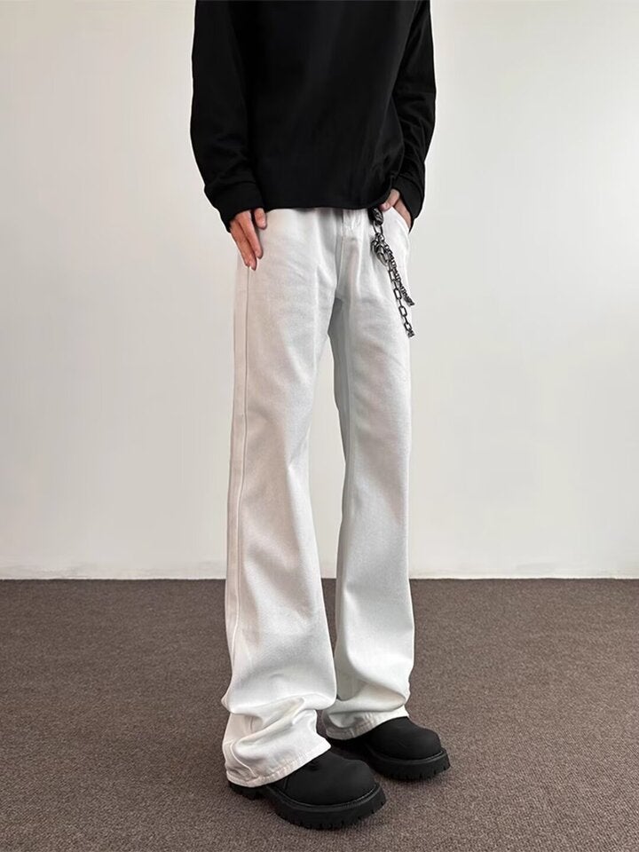 Unisex Classic Denim Jeans Loose Fit Daily Outdoor Wear - Image 1