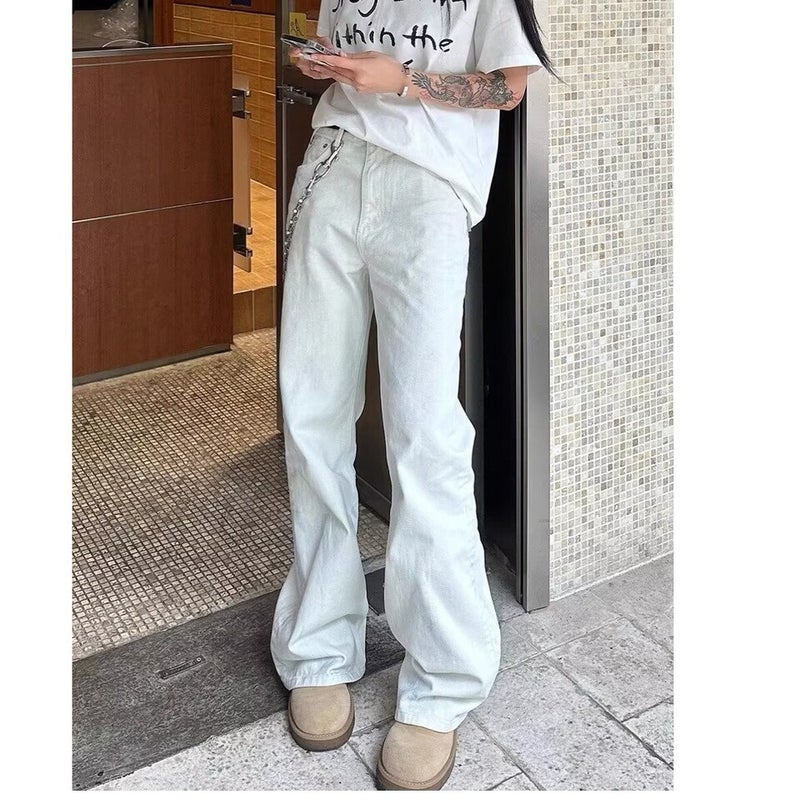 Unisex Classic Denim Jeans Loose Fit Daily Outdoor Wear - Image 4