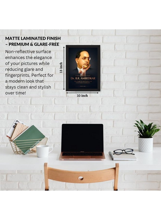 DesignHunar إطار حائط تحفيزي من تصميم هُنَر ب.ر. أمبيدكار | إطار ملصق لامينيتي بحجم A4 13x10 بوصة | للتعليق على الحائط فقط | مثالي لغرفة الدراسة، المكتب، ديكور المنزل وهدية ملهمة - Image 4