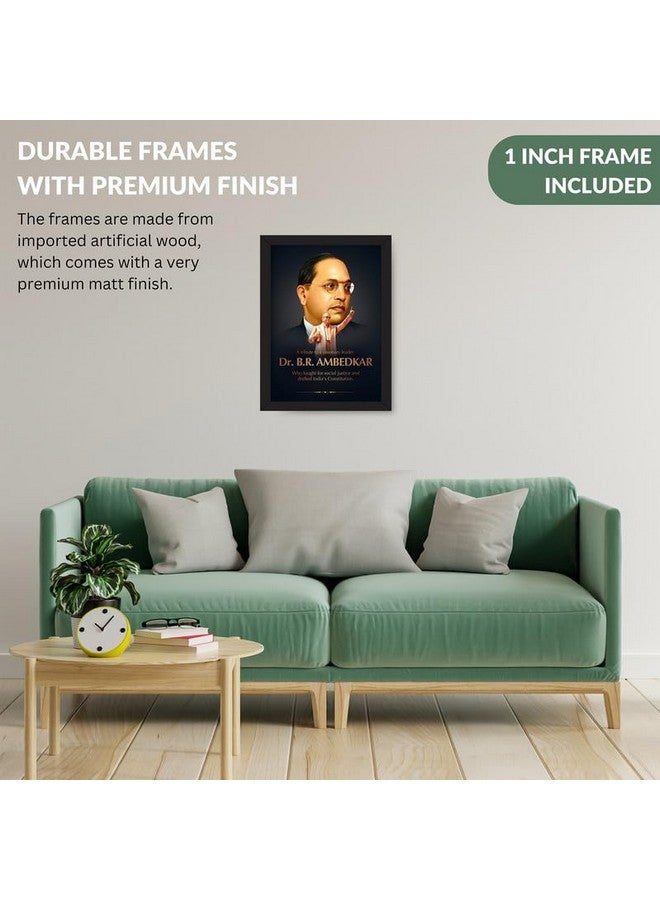 DesignHunar إطار حائط تحفيزي من تصميم هُنَر ب.ر. أمبيدكار | إطار ملصق لامينيتي بحجم A4 13x10 بوصة | للتعليق على الحائط فقط | مثالي لغرفة الدراسة، المكتب، ديكور المنزل وهدية ملهمة - Image 5