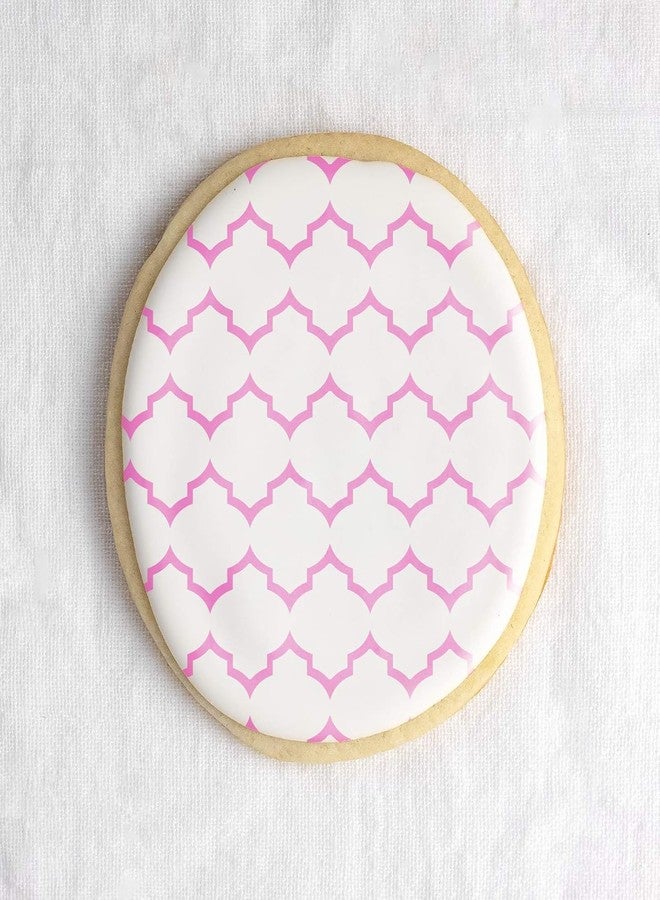 Devasya Crafts Moroccan Cookie Stencil Template - Reusable & Durable Food Safe Stencils for Cookies and Baking - Image 3