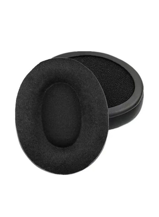 Headphone Cover, High Quality Headrest Replacement Breathable Ear Pads with Kingston HyperX Cloud II/III (Black) Earmuffs, HyperX Cloud 2/3 Ear Pads - Image 1