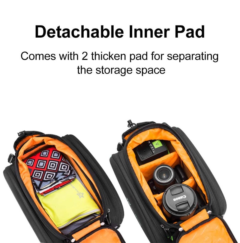 ROCKBROS Bike Trunk Bag 17L-45L Rear Rack Bags for Bicycles Waterproof - Image 3