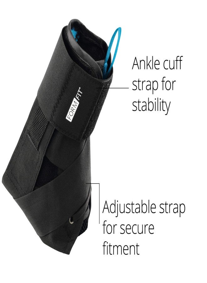 Ossur FormFit Ankle Brace with Speedlace & Figure 8 Straps | Single Pull Closure & Removable Semi-Rigid Stays | Ankle Immobilization Post Injury or Prophylactic Use | Durable Material | (Medium) - Image 3