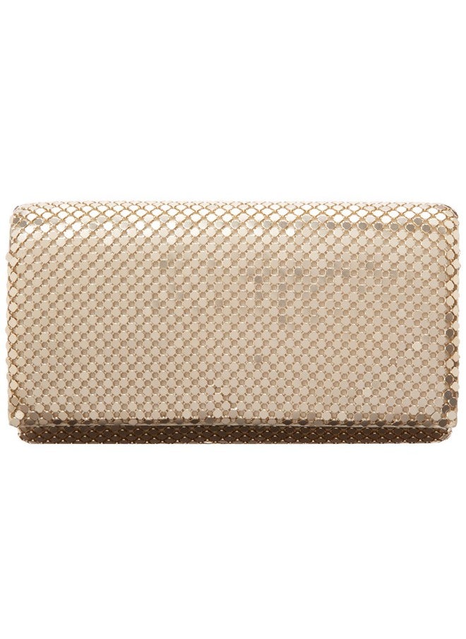 Jessica McClintock - Womens Metal Evening Handbags Light Gold One Size Us - Image 1