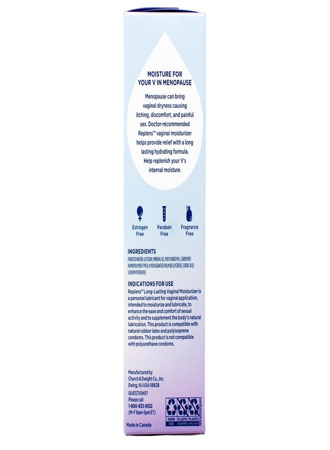 Replens Long-Lasting Vaginal Moisturizer - 8 ct, Pack of 4 - Image 3