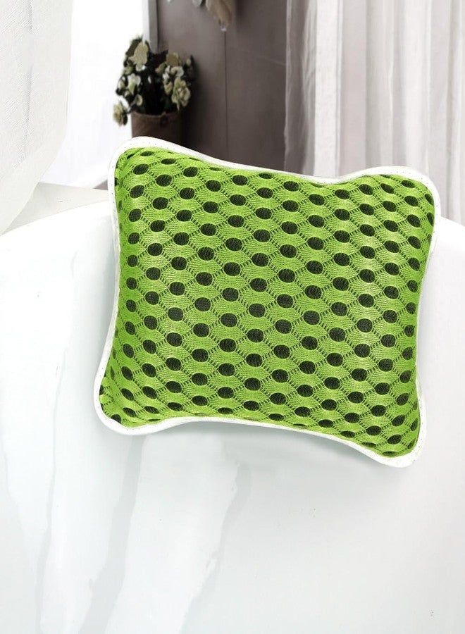 CONBELLA Luxury Bath Pillows for Tub, Slip Resistant Waterproof Bath Pillows for Tub Neck and Back Support with 2 Strong Suction Cups, Relaxing Spa Essentials (Green) - Image 1