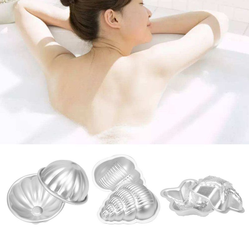 comfrt 2PCS - Bath Bomb Mold Kit, Mold & Bath Bombs Press for DIY Making Supplies, Fizzy Crafting Mold Bath Bomb Molds Fizzy Crafting Tool DIY Cake Mould Tool DIY Bath Bomb Molds(Sea Star) - Image 2