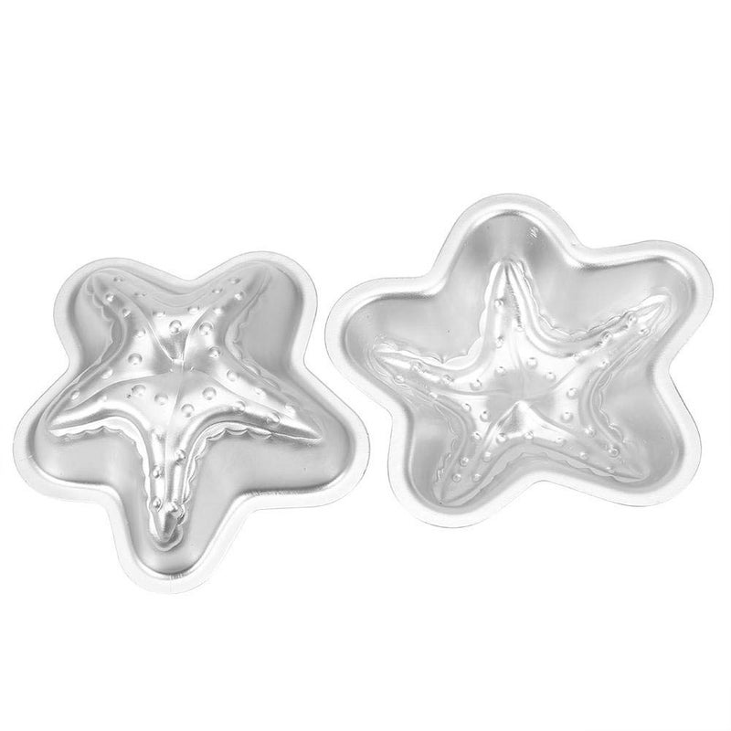 comfrt 2PCS - Bath Bomb Mold Kit, Mold & Bath Bombs Press for DIY Making Supplies, Fizzy Crafting Mold Bath Bomb Molds Fizzy Crafting Tool DIY Cake Mould Tool DIY Bath Bomb Molds(Sea Star) - Image 4