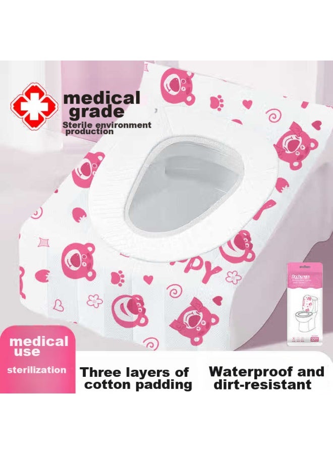 DR.CHU Dr.chu Disposable Toilet Seat Cover, Full Coverage, Travel Accessory, For Pregnant Women And Postpartum Use, Thickened, For Travel, Hotel Stays, And Special Use - Image 5