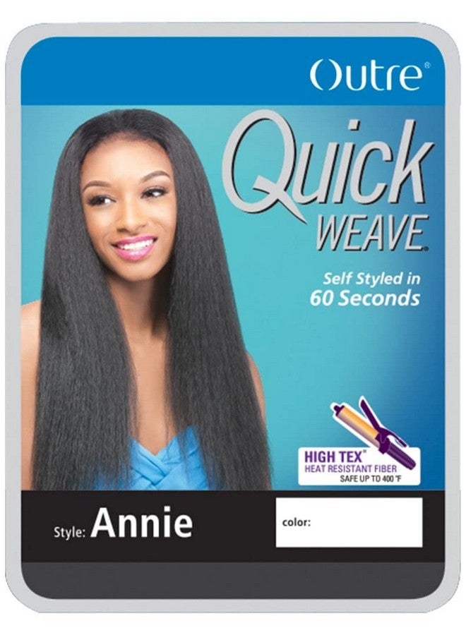 Outre Synthetic Hair Half Wig Quick Weave Annie (S1B/30) - Image 3
