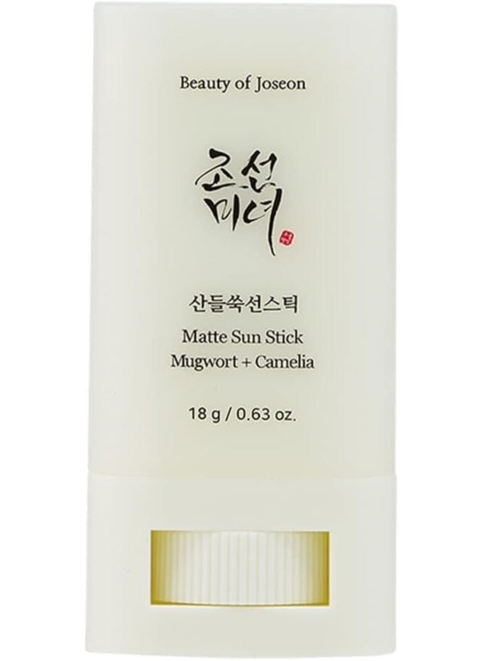 بيوتي اوف جوسون عصا الشمس غير اللامعة Mugwort Camelia SPF 50 PA 0.63 أونصة سائلة - Image 1