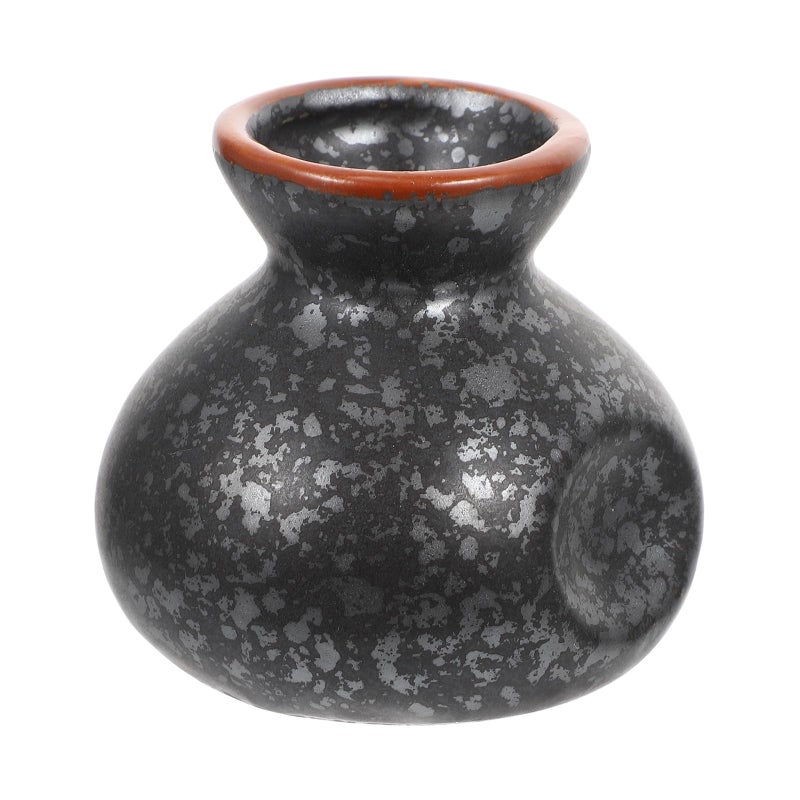 Ceramic Toothpick Holder And Small Retro Flower Vase For Kitchen Office Decor - Image 2