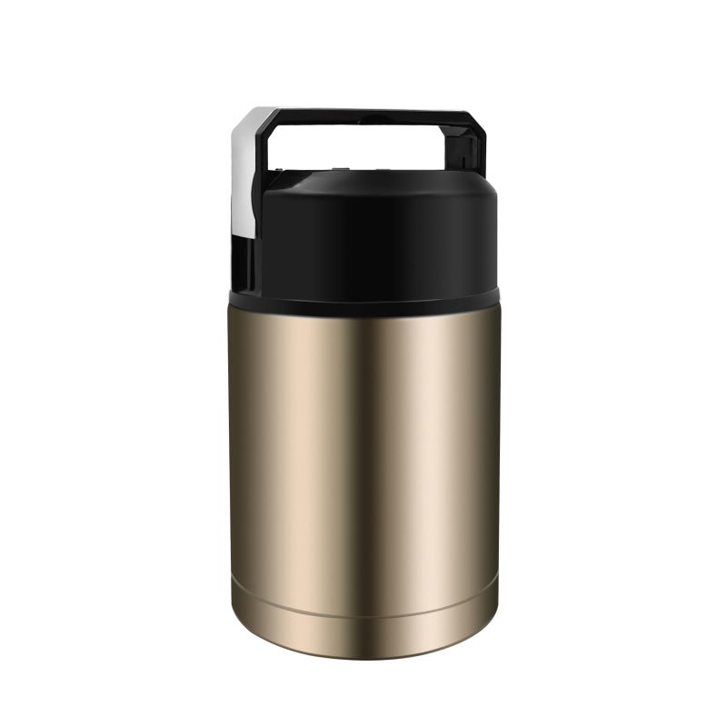 Zalaxt 35oz Soup Thermos Stainless Steel Thermos for Hot Food Wide Mouth Food Thermos Jar Insulated Lunch Container Leak Proof Vacuum Thermal Flaskgold - Image 2