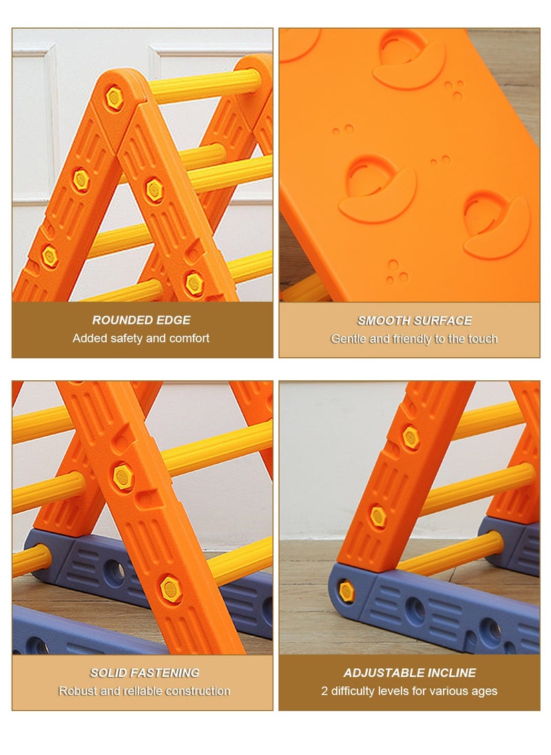 MaBaby Triangle Set 4 in1 Foldable Baby Climbing Toys Wooden Montessori Climbing Set with Arch&Ramp&Ladder Baby Climber Indoor Jungle Gyms for Toddlers Montessori Toys  - Image 3