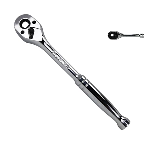 TITE-REACH TITEREACH Original 38 Drive Low Profile Ratchet Designed LowProfile Magnetic Sockets Made for Tight Spaces Standard Handle - Image 1