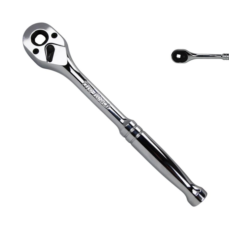 TITE-REACH TITEREACH Original 38 Drive Low Profile Ratchet Designed LowProfile Magnetic Sockets Made for Tight Spaces Standard Handle - Image 2