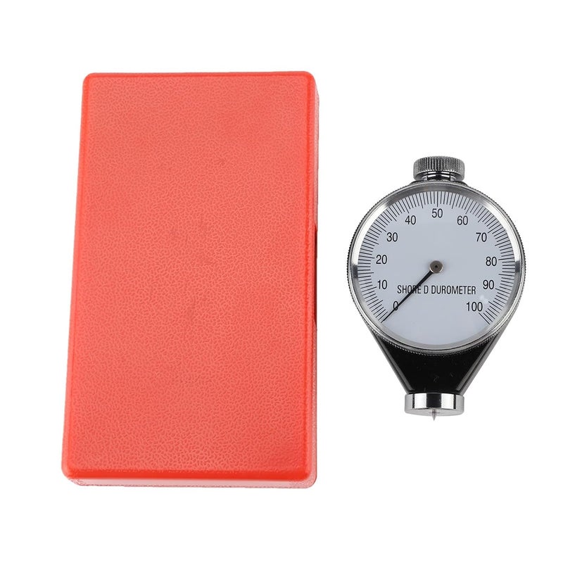 Shore Type A Rubber Tire Durometer Hardness Tester Meter 0 100 Degrees Alloy Material Size D - Image 2