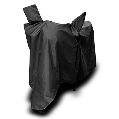 MADAFIYA Bike Body Cover Compatible with Bajaj Pulsar 150 | Dustproof UV & Heat Protection | All Weather Full Outdoor Protection | Scratch Resistant | Mirror Pockets & Windproof Lock - Image 5