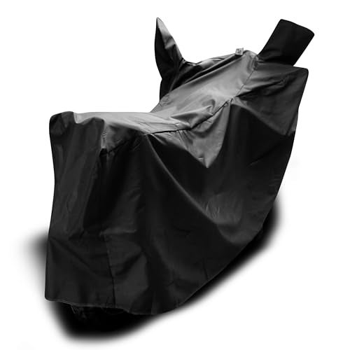 MADAFIYA Bike Body Cover Compatible with Bajaj Pulsar 150 | Dustproof UV & Heat Protection | All Weather Full Outdoor Protection | Scratch Resistant | Mirror Pockets & Windproof Lock - Image 3