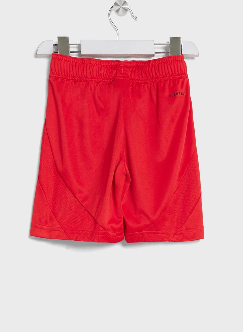 Adidas Youth FC Barcelona 24/25 Home Stadium Shorts - Image 2