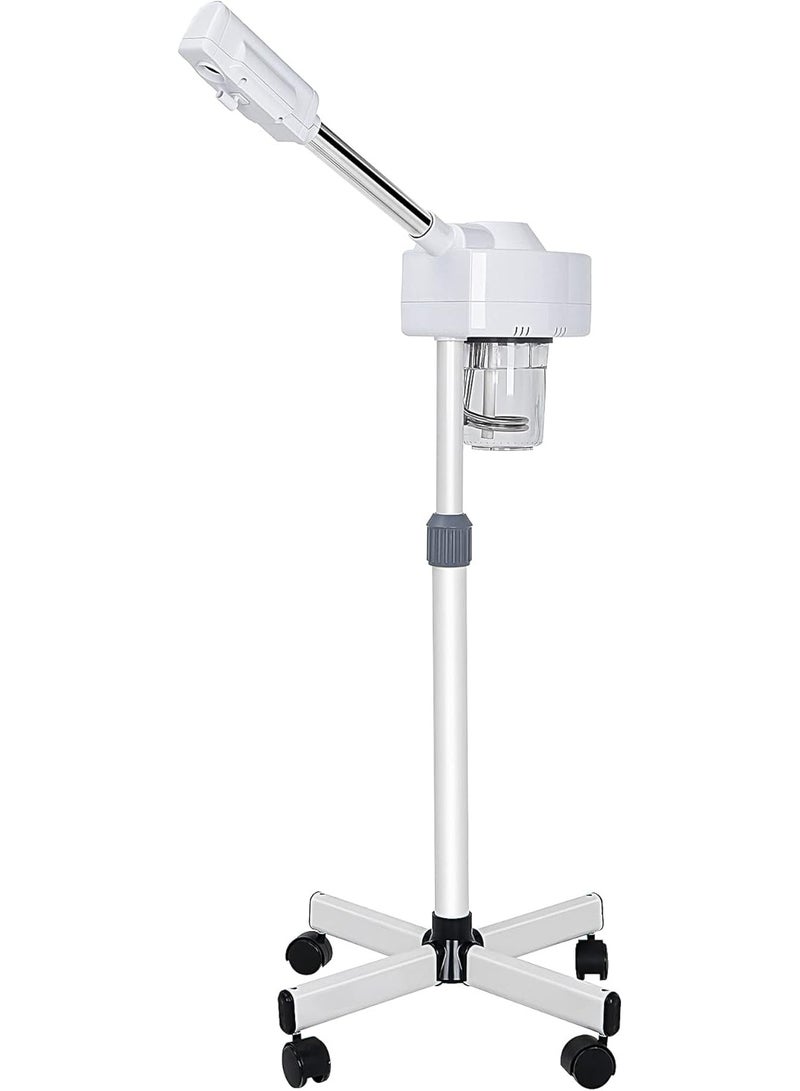 NOVA Professional Facial Steamer On Wheels Ionic Ozone with Hot Mist Function Stand for Personal Home Salon Spa Skin Cleaning  - Image 1