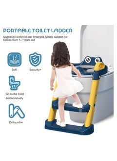 ARNOTEC Adjustable Toddler Toilet Potty Chair for Kids Training Seat With Soft Cushion And Sturdy Non-Slip Step Stool Ladder  - Image 4