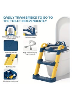 ARNOTEC Adjustable Toddler Toilet Potty Chair for Kids Training Seat With Soft Cushion And Sturdy Non-Slip Step Stool Ladder  - Image 3