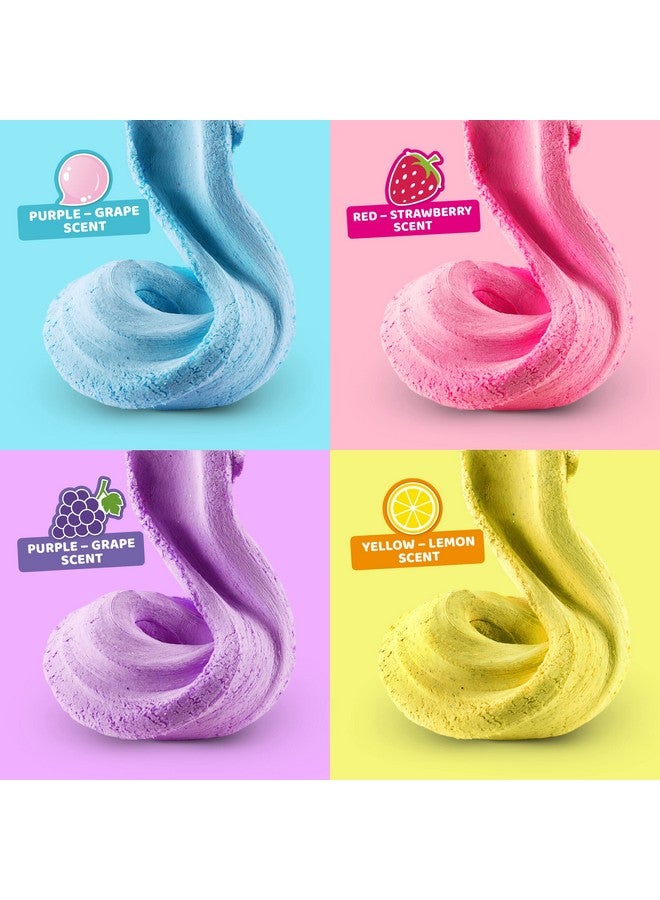 ZURU Oosh Oosh Cotton Candy Large Foil Bag 100G (Strawberry) By Zuru, Fluffy Slime, Stretch Slime, Grows 3000% In Size, Slime For Girls And Kids (Pink) - Image 5