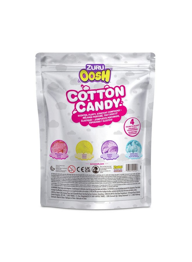 ZURU Oosh Oosh Cotton Candy Large Foil Bag 100G (Strawberry) By Zuru, Fluffy Slime, Stretch Slime, Grows 3000% In Size, Slime For Girls And Kids (Pink) - Image 2