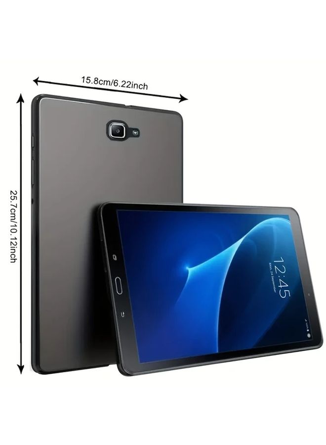 Matte Shockproof Flexible Tablet Cover for Tab A 10.1 T580 T585 Black - Image 2