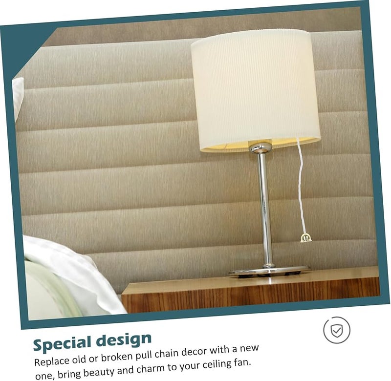 ميكيكيت 10 حزمة حبل سحب سقف تمديد سلسلة قطنية لمفتاح الضوء والمروحة - Image 4