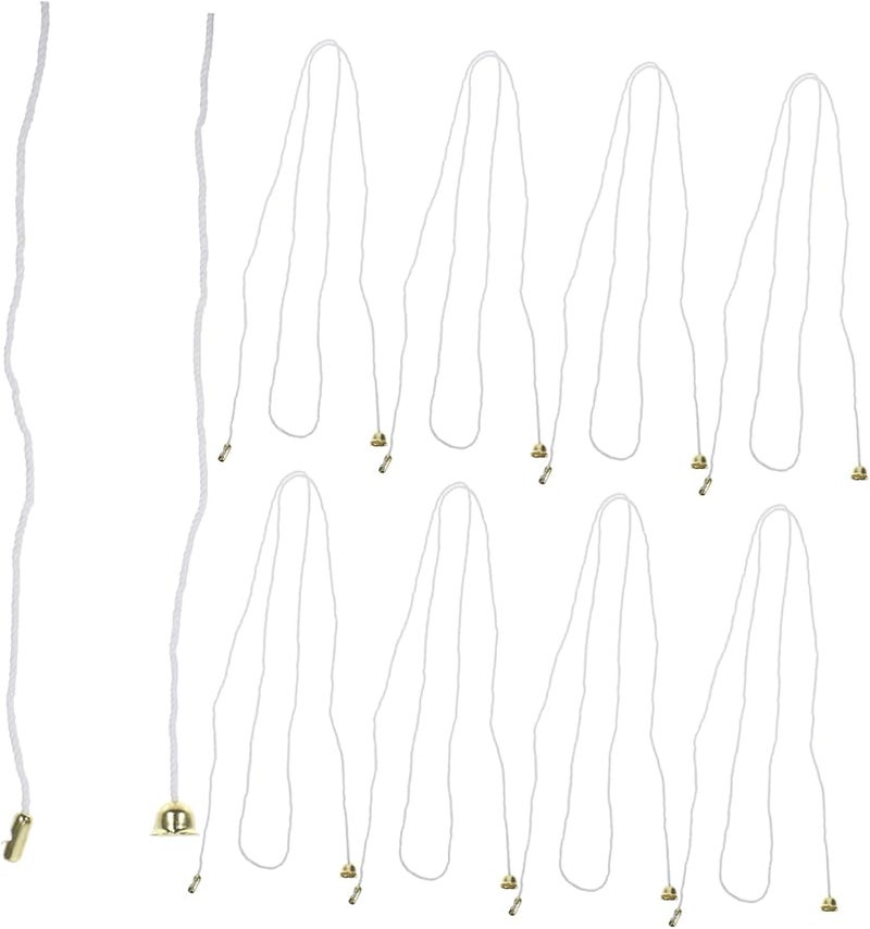ميكيكيت 10 حزمة حبل سحب سقف تمديد سلسلة قطنية لمفتاح الضوء والمروحة - Image 2