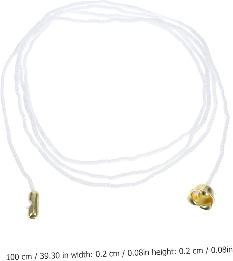 ميكيكيت 10 حزمة حبل سحب سقف تمديد سلسلة قطنية لمفتاح الضوء والمروحة - Image 3