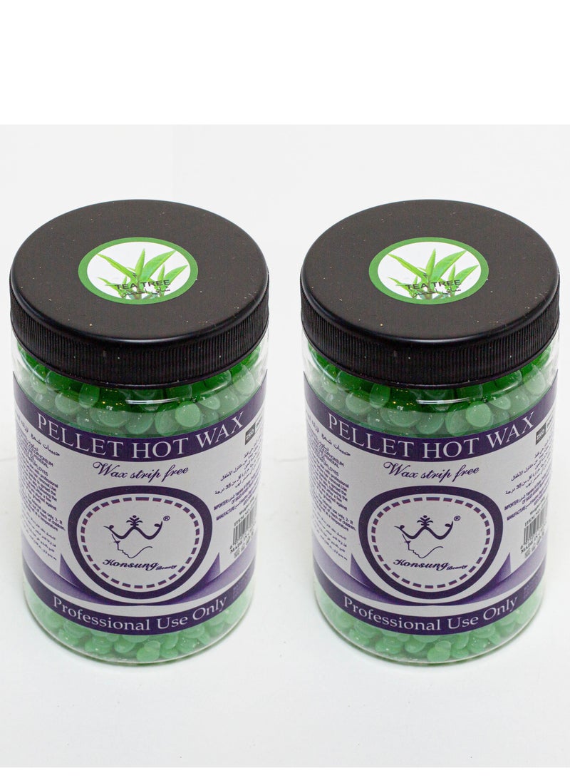 Konsung Beauty Pellet Hair Removal Hot Wax Beans Tea 400gm - Image 1