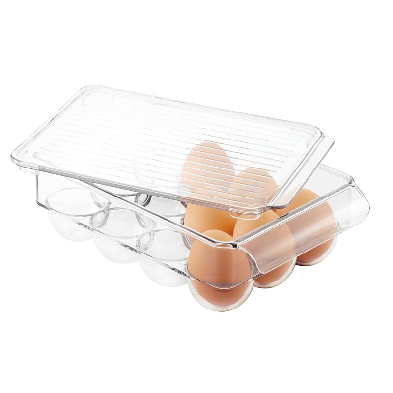 InterDesign Fridge Binz Egg Holder Small Clear - Image 1