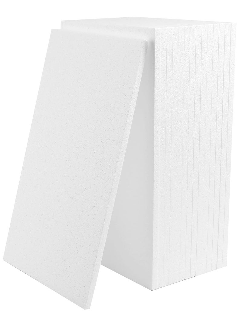 كرافت ماجيك صفائح رغوة بوليسترين 1 سم - A4 (10 عبوات) | خفيف الوزن ، متين للحرف اليدوية ، النحت ، صنع النماذج ، مشاريع DIY ، ديكور المنزل والتعبئة - Image 1