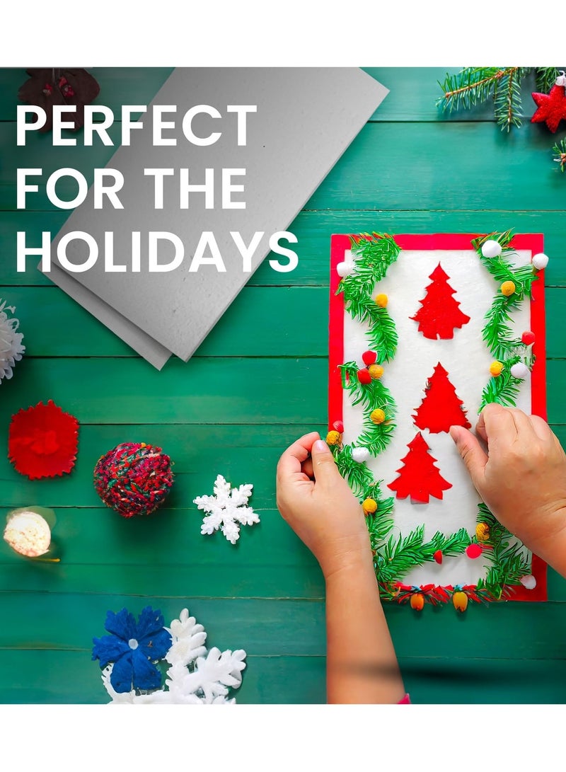 كرافت ماجيك صفائح رغوة بوليسترين 1 سم - A4 (10 عبوات) | خفيف الوزن ، متين للحرف اليدوية ، النحت ، صنع النماذج ، مشاريع DIY ، ديكور المنزل والتعبئة - Image 4