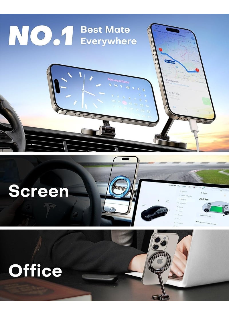 Dexmon Foldable Magsafe Mini In-Car Phone Holder  - Image 4