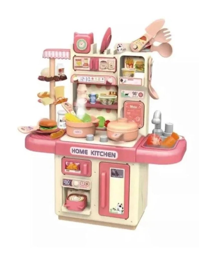Generic - Children's kitchen with water tap and a set of basic kitchen pieces, size: height 36cm*30cm*width 13.5cm - Image 1