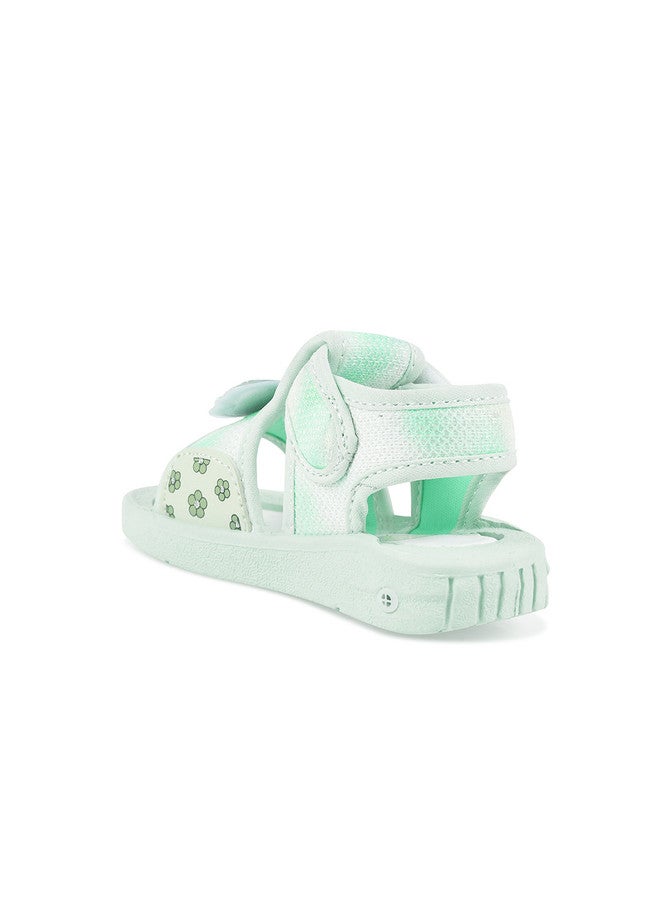 KATS Kids Green Comfort Sandals with Butterfly Design - Image 3