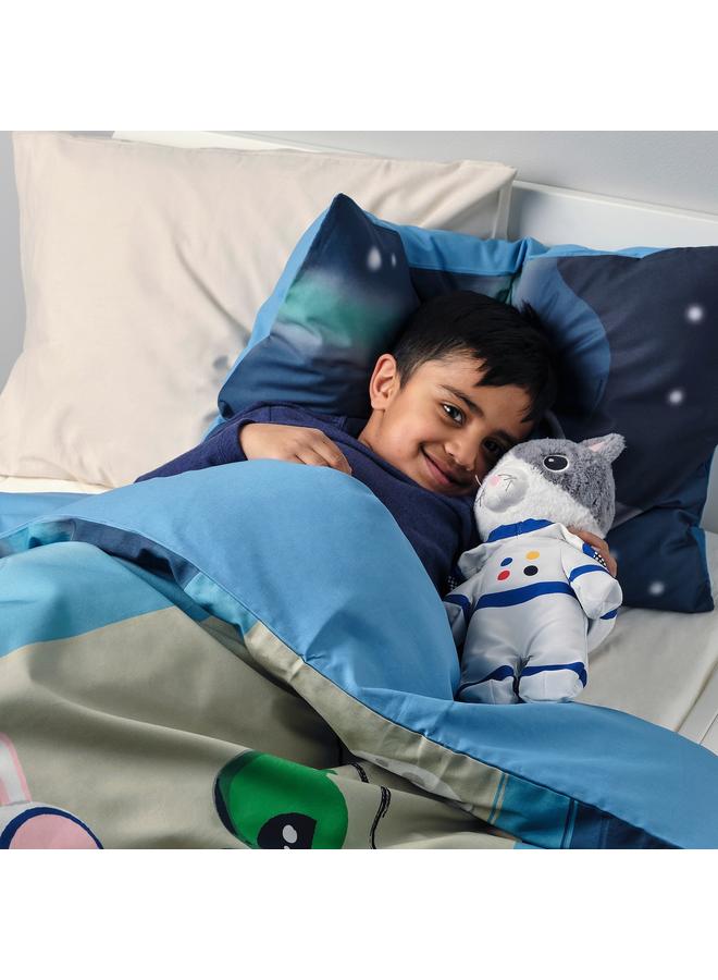 زبون لعبة ناعمة مع بدلة رائد فضاء، قطة، 28 سم - Image 3