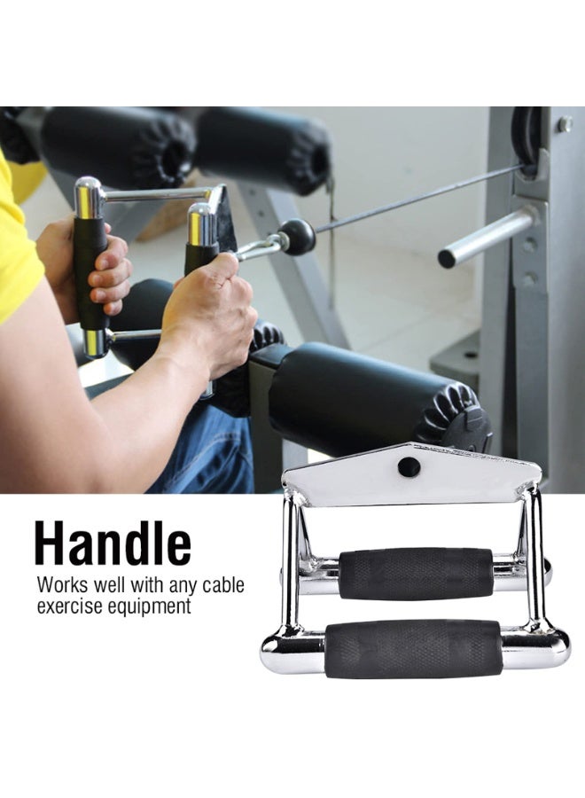 1Pcs Durable Steel Chinning Triangle Bar Handle for Gym Training Exercise Cable Attachment Heavy Duty Pull Up Bar Fitness Equipment Workout Accessory - Image 3
