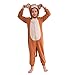 Sincere Party Fleece Monkey Onesie Monkey All in One Halloween Costume for Kids S46 - Image 3