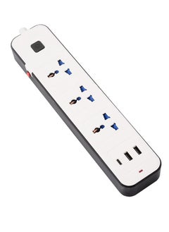 3 AC Outlet and 2USB+1Type C