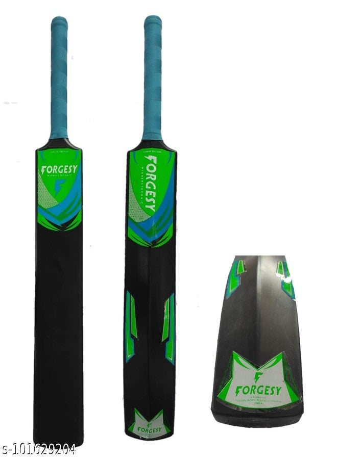 Forgesy Hard Plastic Alloy Cricket Bat Full Size (Senior, Age 15+) (Color : Green) - Image 2