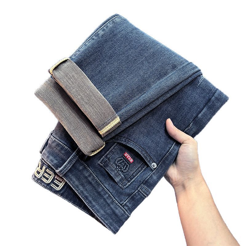 Unisex Casual Daily Denim Jeans - Image 5