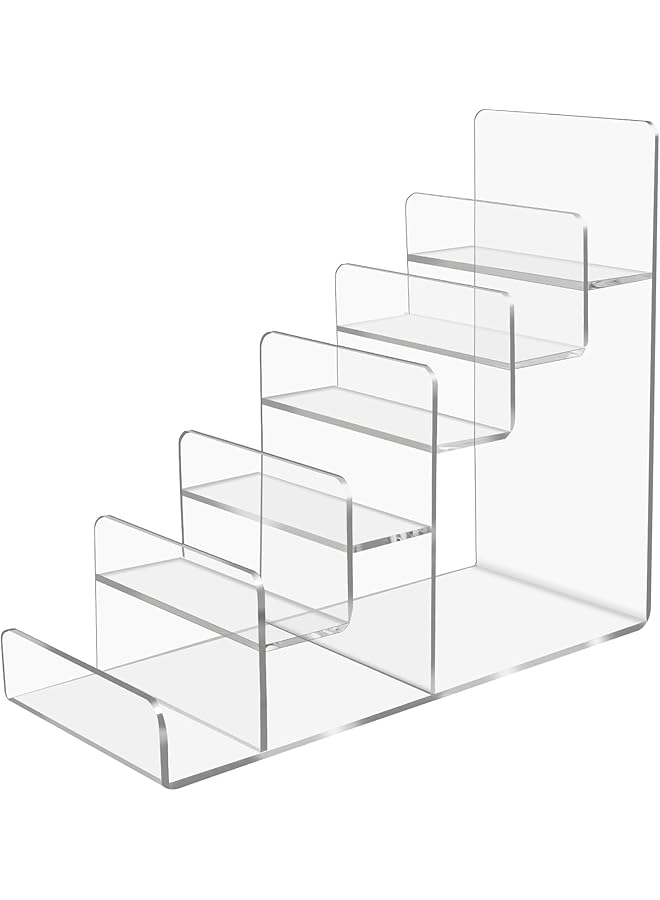 erorex Acrylic 6 Tier Display Stand For Wallets Jewelry Cosmetics And More  - Image 1