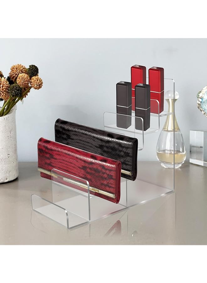 erorex Acrylic 6 Tier Display Stand For Wallets Jewelry Cosmetics And More  - Image 3